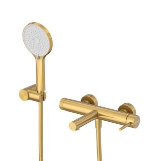 Смеситель для ванны и душа CEZARES RELAX-VD-BORO брашированное золото